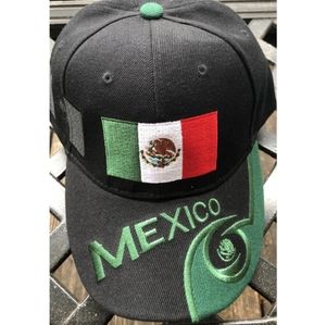 Mexico  sports cap MX league black  color embroidered Mexico one size